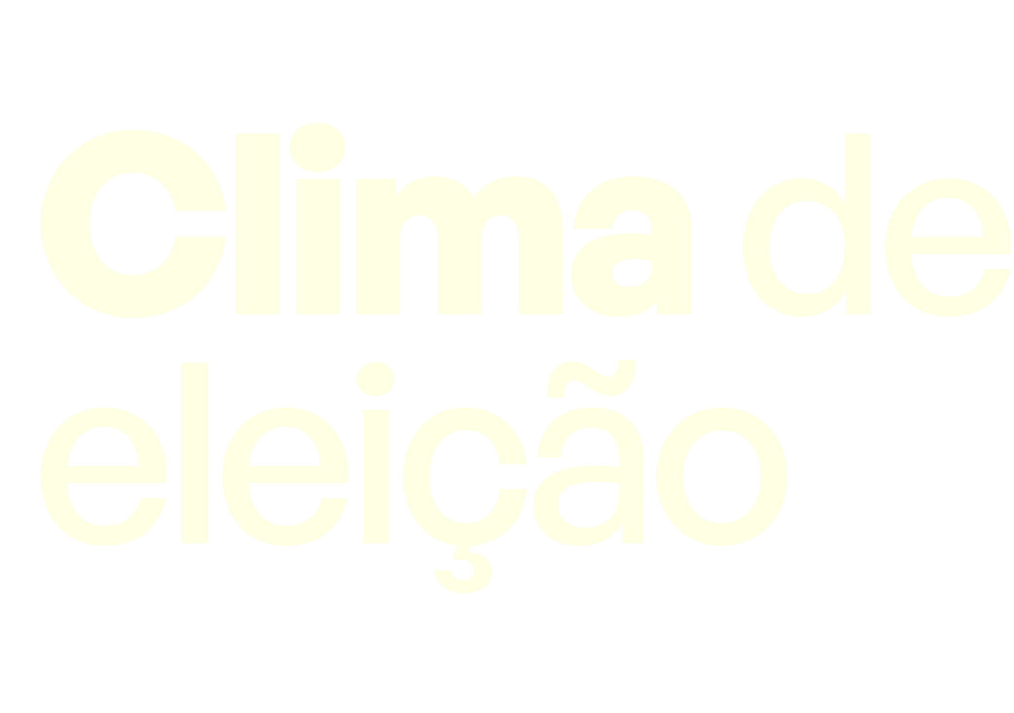 Clima de eleição